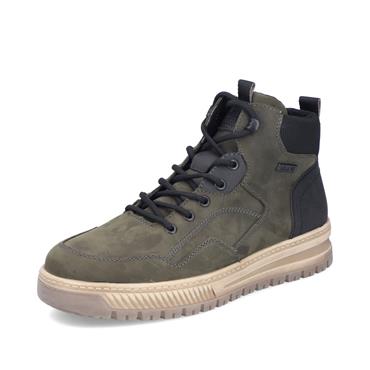 Rieker Men Tex Casual Laced Boot - Olive